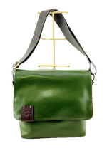 Load image into Gallery viewer, Cactus Leather Messenger Bag
